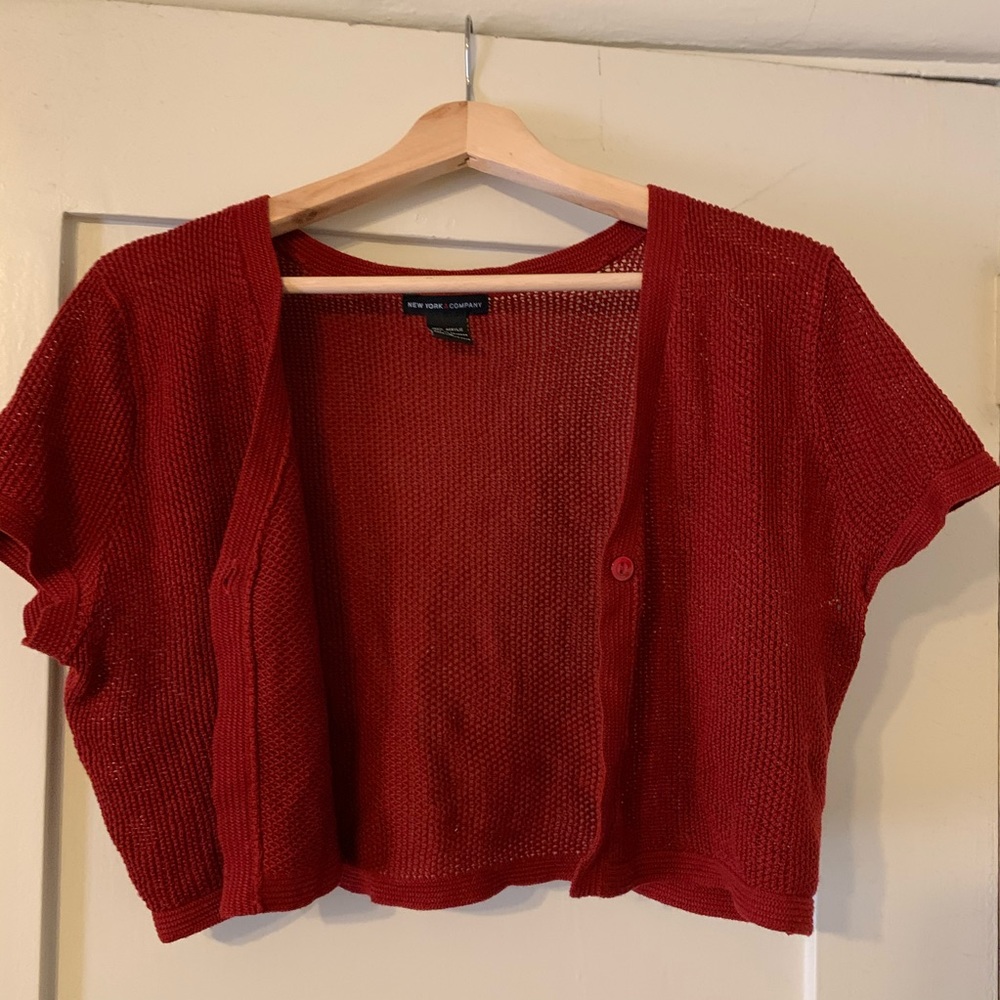 New York & Co, Rust colored Shrug, L